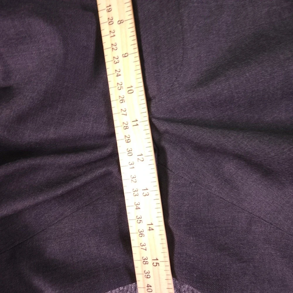 Hart Schaffner Marx 2 Piece Suit Mens 44L 30X32 Dark Gray 2 Button‎ Wool